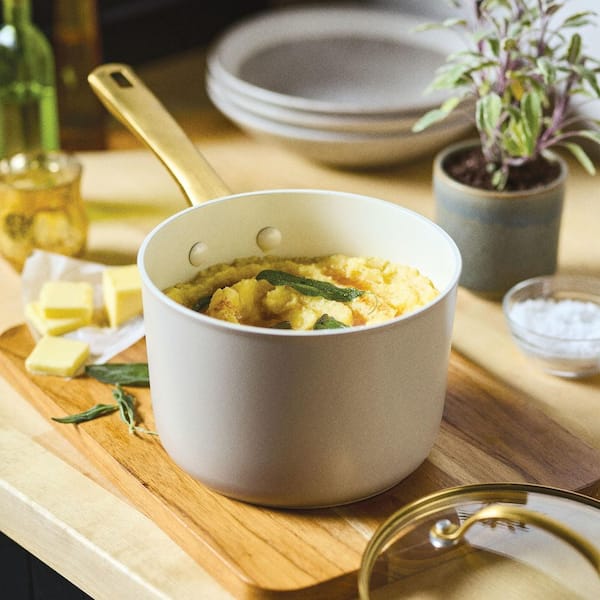 3 qt. Forged Induction Ceramic Nonstick Aluminum Sauce Pan