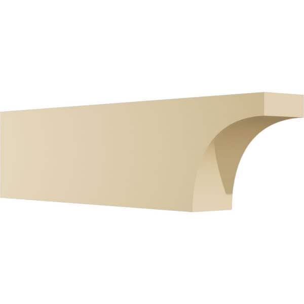 Ekena Millwork Standard Huntington 3 in. W x 6 in. H x 24 in. D Signature Urethane Rafter Tail Outlooker