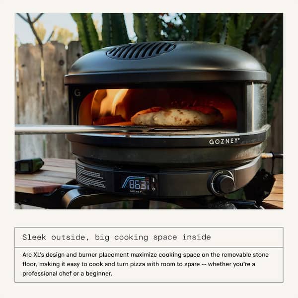 GOZNEY Arc XL Propane Outdoor Pizza Oven in Off-Black GAPOBUS1624