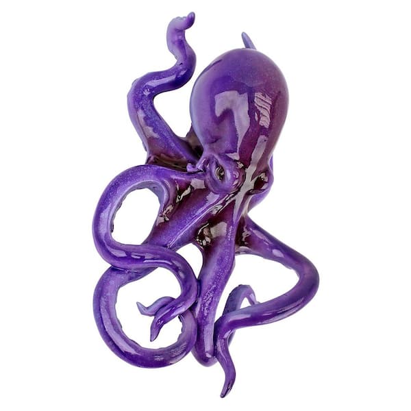 Design Toscano 16.5 in. x 9.5 in. Tenacious Tentacles Octopus Wall Sculpture