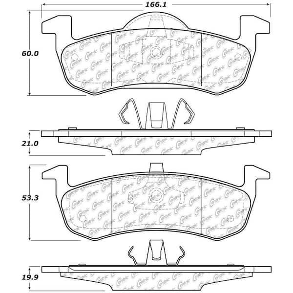 Centric Parts Disc Brake Pad Set