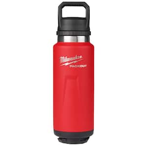 PACKOUT Red 36 oz. Insulated Bottle with Chug Lid