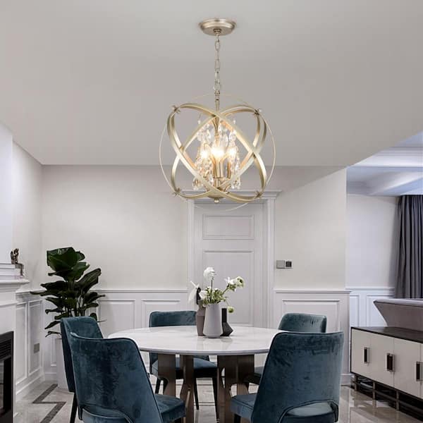 gold statement chandelier