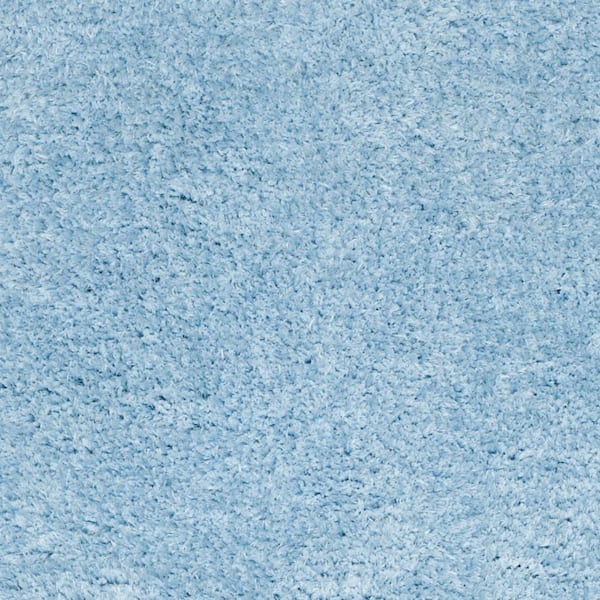  SAFAVIEH Supreme Shag Collection 4' x 6' Light Blue