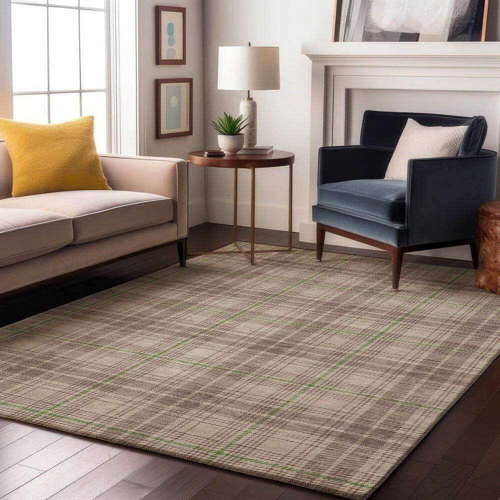Mayfield Premium Machine Washable Abstract AMF993 Beige 10 ft. x 14 ft. Area Rug price history on PriceWatchPro