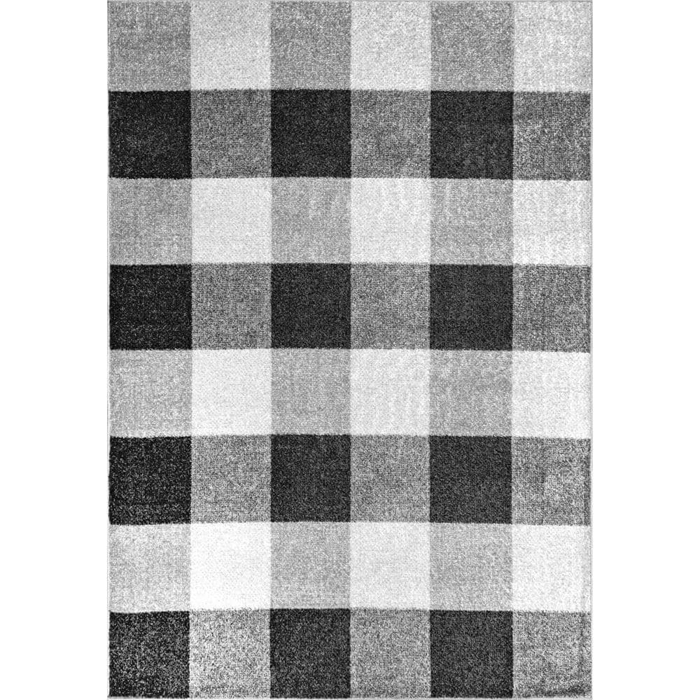 Aisha Buffalo Gray 10 ft. x 14 ft. Plaid Indoor Living Room/Bedroom/Dining Room Area Rug price history on PriceWatchPro