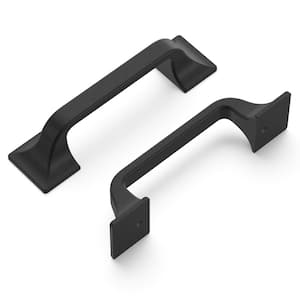Forge Collection 3 in. (76 mm) Black Iron Finish Cabinet Door and Drawer Pull (10-Pack)