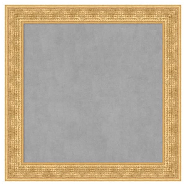 Amanti Art Trellis Gold 30 in. x 30 in. Framed Magnetic Board