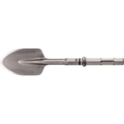 4-1/2 in. x 19 in. x 2 in. TE-H Hex 28 Steel Clay Spade Chisel