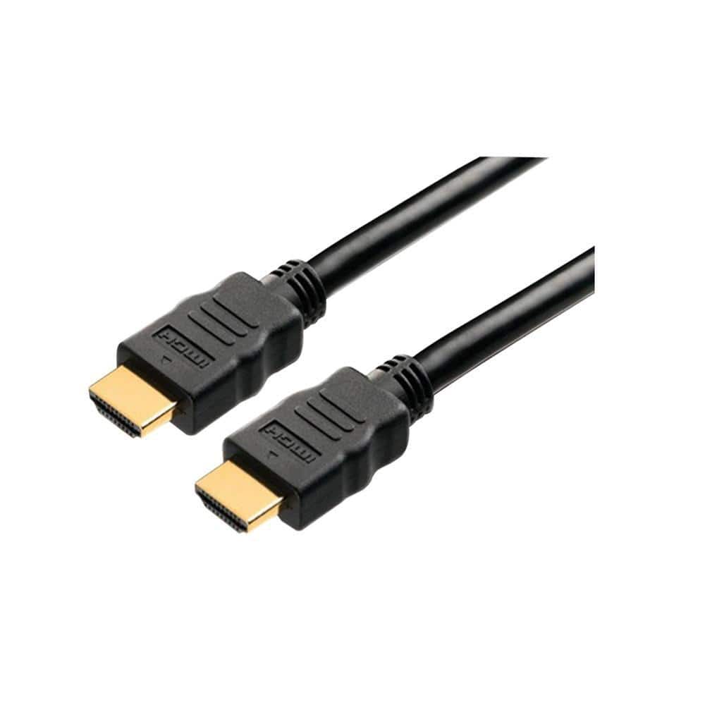 100 ft. High Speed Black HDMI Cable HDMI Male to Male 4K 30hz Ethernet RoHS 10.2Gbps Gold-Plated Connectors
