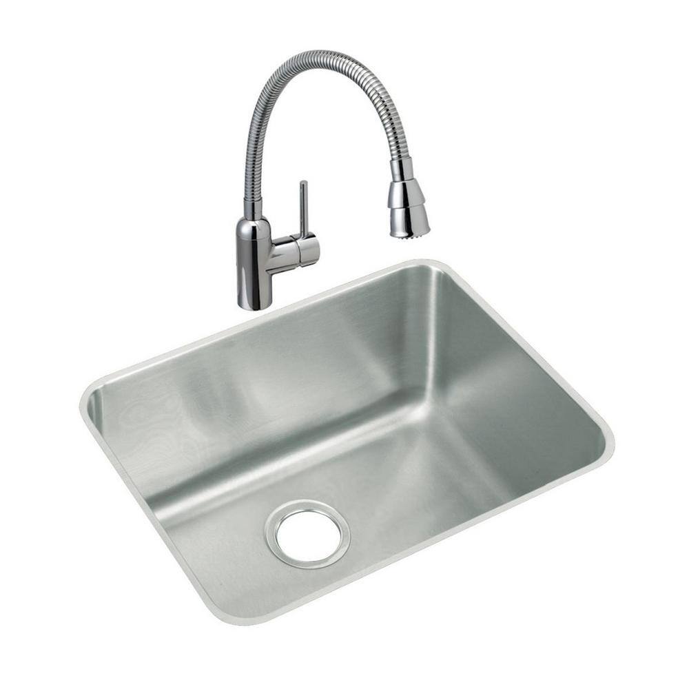 Lustertone 23.5" Undermount Stainless Steel Kitchen Sink