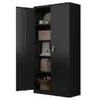 Kaikeeqli 36 in. W x 41.6 in. H x 18 in. D Steel Freestanding Storage ...