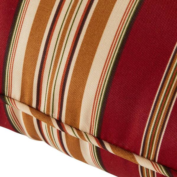 Greendale Home Fashions Indoor Reversible Corduroy Chair Pad (2-Pack), Buff