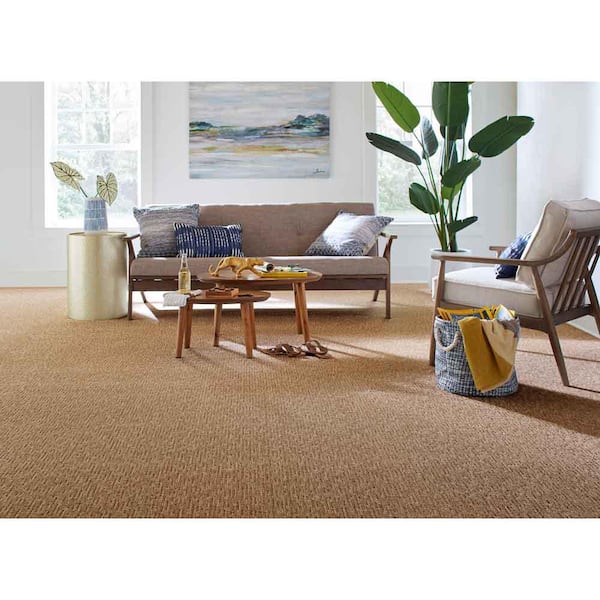 Lanning  - Timberline - Brown 36.48 oz. Polyester Pattern Installed Carpet