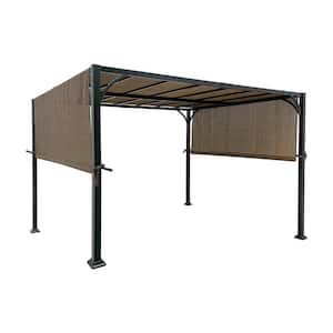 PE Pergola Canopy Top for 8 ft. x 10 ft. Pergola - Brown (Fabric Canopy Top Only, Size: 194 in. x 88 in.) (Polyethylene)