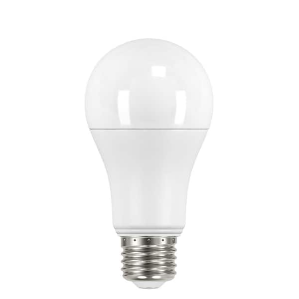EcoSmart 75-Watt Equivalent A19 Dimmable LED Light Bulb Soft White (4-Pack)
