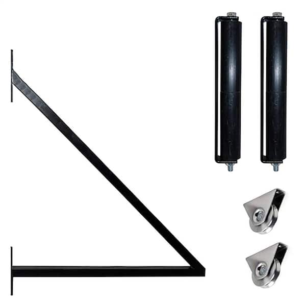 30 ft. x 6 ft. Automated Steel Sliding Driveway Gate and Gate Opener Complete Kit MADRID Style Fence Gate