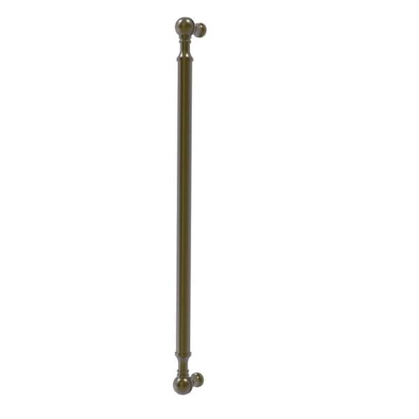Allied Brass 18 in. Center-to-Center Beaded Refrigerator Pull in Antique Brass