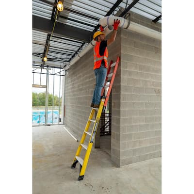 LEANSAFE X3 6 ft. Fiberglass Professional 3-in-1 Multi-Purpose Ladder (10 ft. Reach)