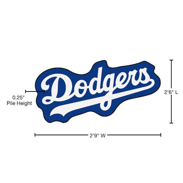 Los Angeles Dodgers Mascot Rug Dodgers Wordmark