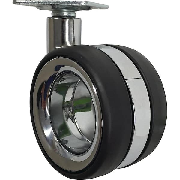 Shepherd 3 in. Vacant Twin Wheel Caster with 121 lbs. Load Capacity