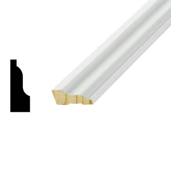 American Wood Moulding LWM210 - 5/8 in. x 1-5/8 in. Primed Finger-Jointed Pine Shingle Moulding