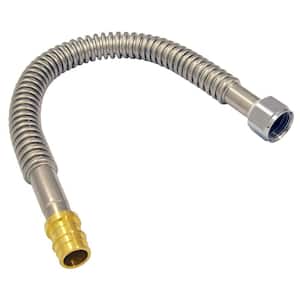 3/4 in. Brass PEX-A Expansion Barb x 3/4 in. FNPT x 18 in. Corrugated Stainless Steel Water Heater Connector