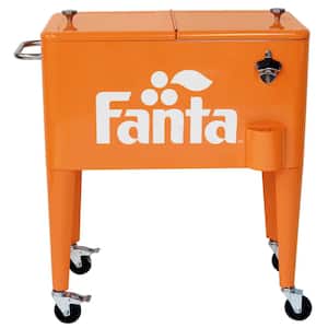 Fanta 60 Qt Orange Retro Cooler