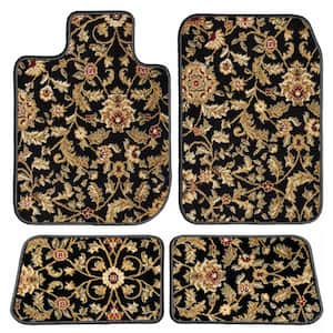 Ford Explorer Black Oriental Car Mats, Custom Fit for 2006-2010 - Driver, Passenger and Rear Carpet Car Mats