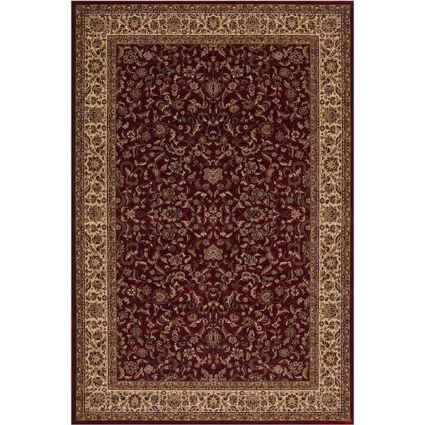Concord Global Trading Persian Classics Kashan Red 2 ft. x 3 ft. Area Rug