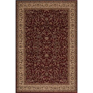Persian Classics Kashan Red 3 ft. x 5 ft. Area Rug