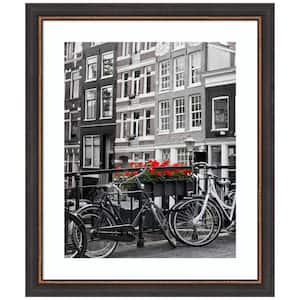 Ashton Black Wood Picture Frame Opening Size 24 x 20 in. (Matted To 16 x 20 in.)