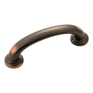 Zephyr Collection 3 in. (76mm) Center to Center Oil-Rubbed Bronze Highlighted Finish Modern Zinc Bar Pull (10-Pack)