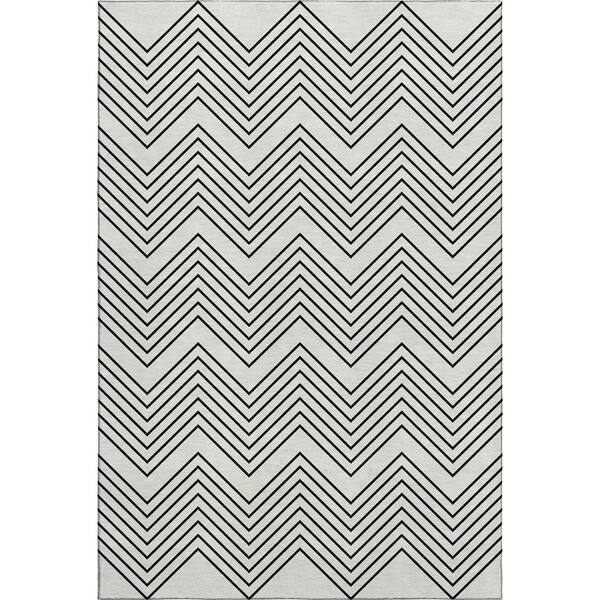 Mayfield Premium Machine Washable Abstract AMF2390 Ivory 10 ft. x 14 ft. Area Rug