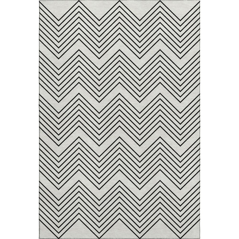 Mayfield Premium Machine Washable Abstract AMF2390 Ivory 8 ft. x 10 ft. Area Rug price history on PriceWatchPro