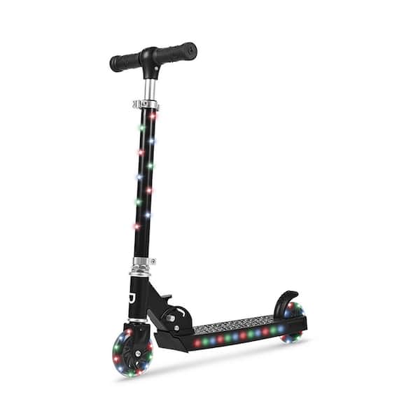 Jupiter Kick Scooter with LED Lights and Height Adjustable