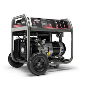 5,750-Watt Recoil Start Gasoline Powered Portable Generator with B&S OHV Engine Featuring CO Guard