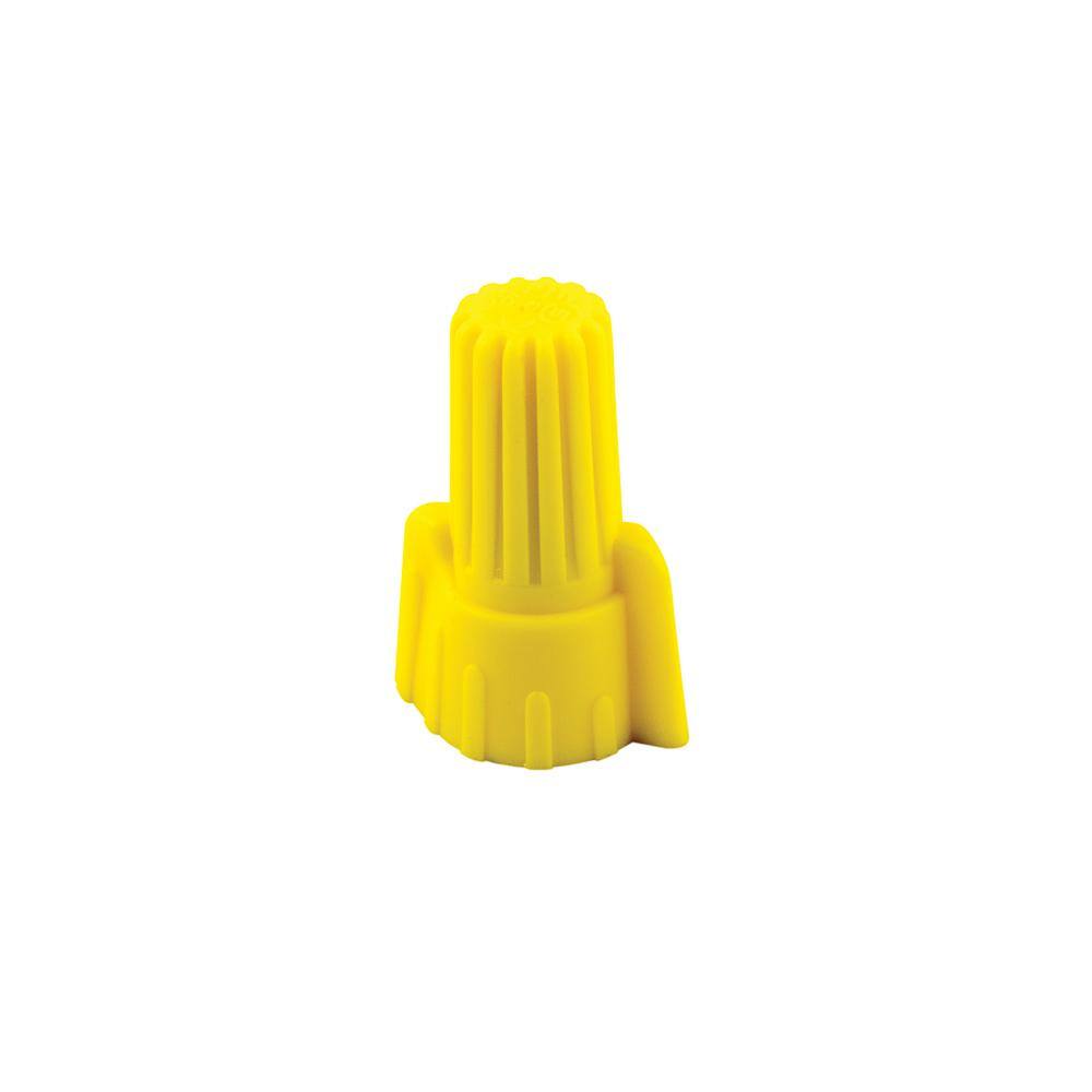 Easy-Twist 18-10 AWG Winged Wire Connectors, Yellow (100-Jar)-WWC-Y-CJ ...