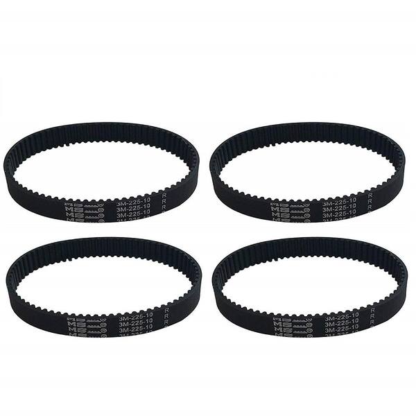 Think Crucial 4Pack Replacement 10 mm Vacuum Belts, Fits Dyson DC17