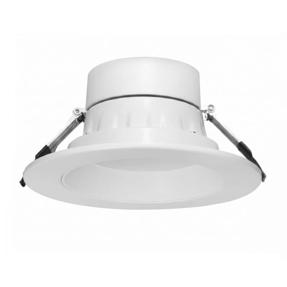 8 in. 3400 Lumens Integrated LED White Commercial Recessed Downlight, Selectable Wattage & 5CCT 120-277V IC Rated 1 Pack price history on PriceWatchPro