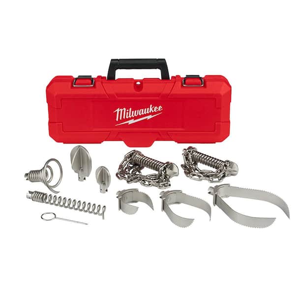 Milwaukee 5/8 in. and 3/4 in. Drain Cleaning Drum Cable Head Attachment Kit