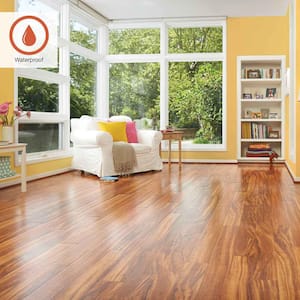 Outlast+ Hawaiian King Koa 12 mm T x 5.2 in. W Waterproof Laminate Wood Flooring (480.9 sqft/pallet)