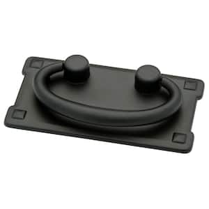 Mission 3 in. (76 mm) Traditional Matte Black Cabinet Drawer Bail Pull