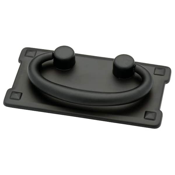 Liberty 3 in. (76 mm) Matte Black Cabinet Drawer Bail Pull