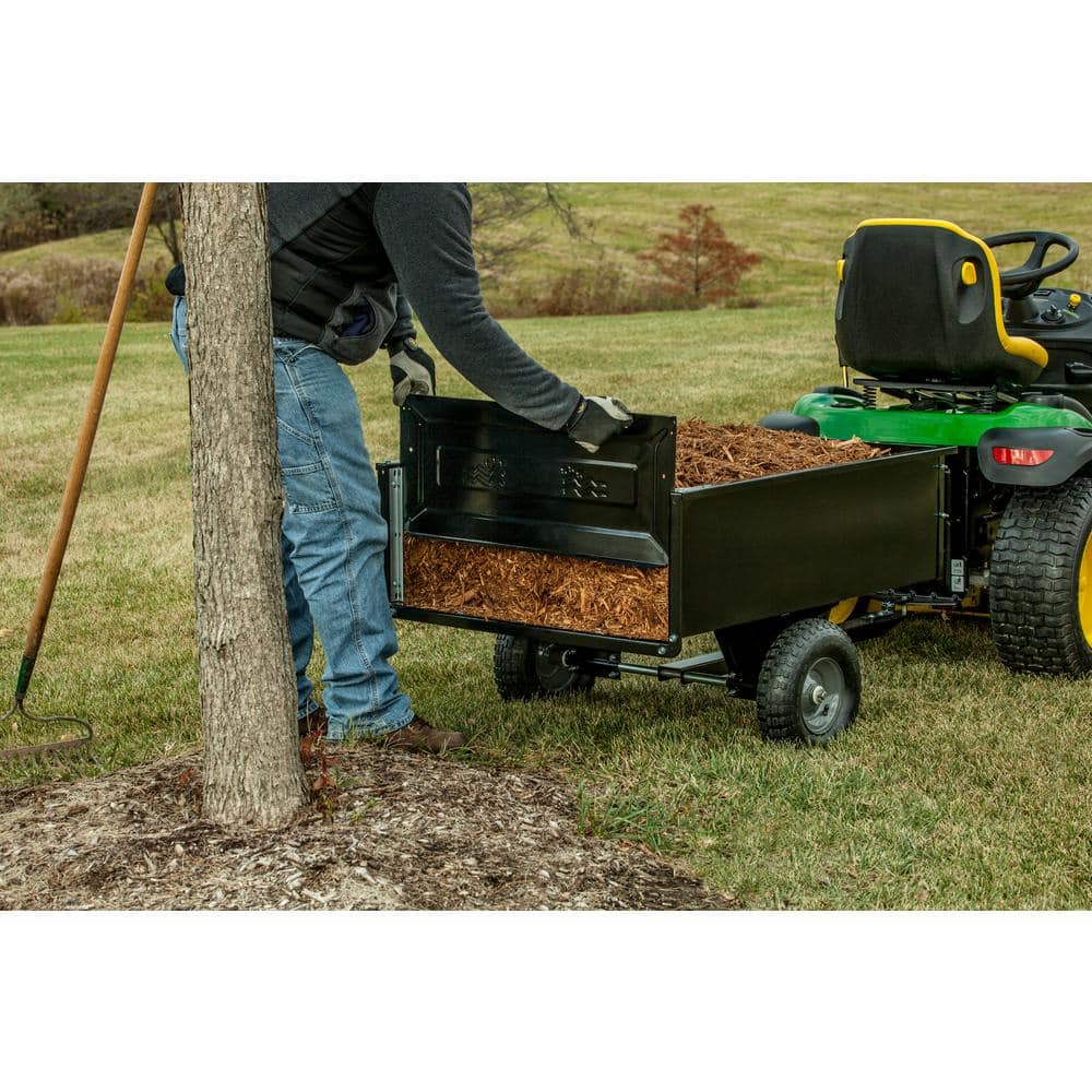 Agri-Fab Black Steel 350 lb Tow Behind Utility Cart