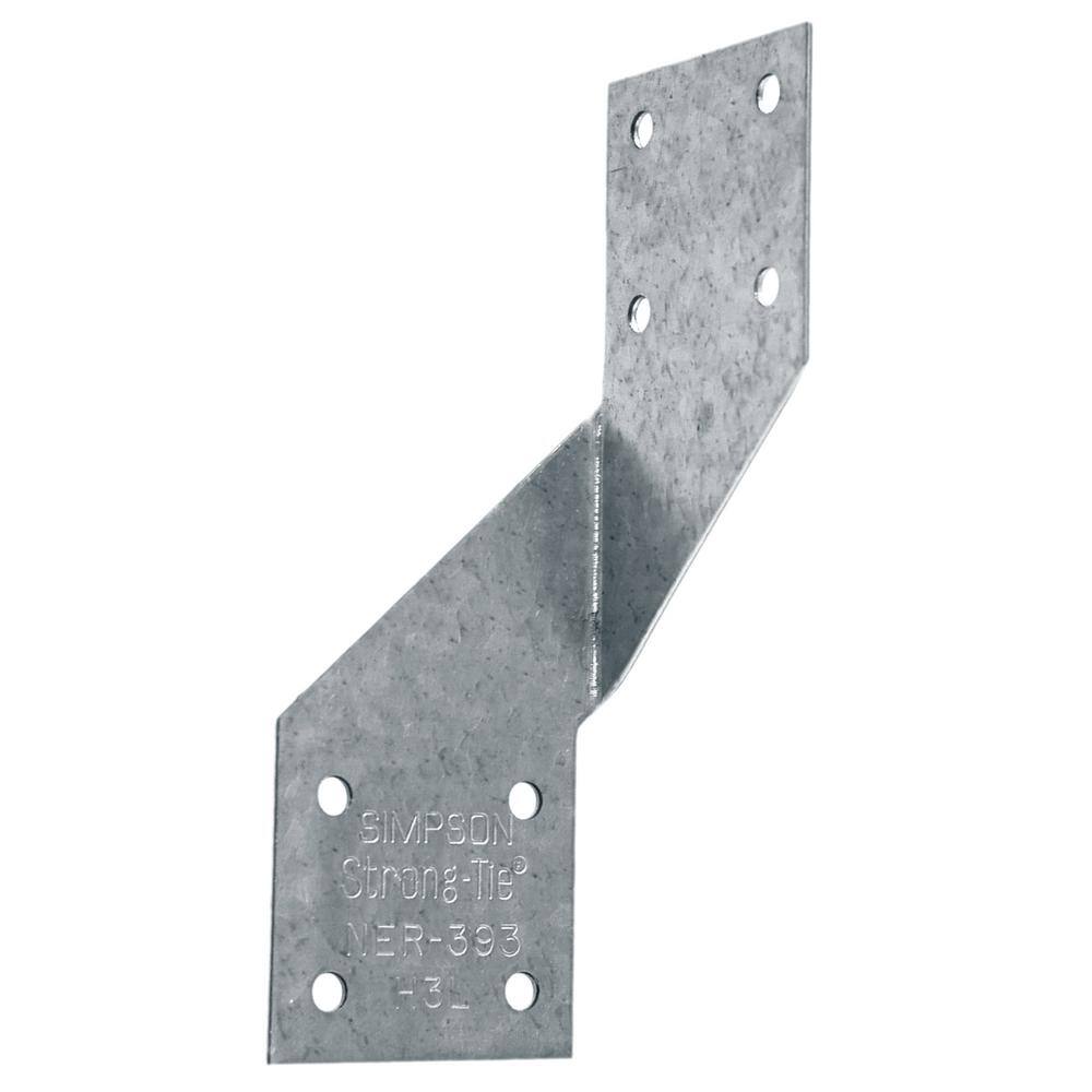 Simpson Strong-Tie H3 18-Gauge Galvanized Hurricane Tie H3 - The Home Depot