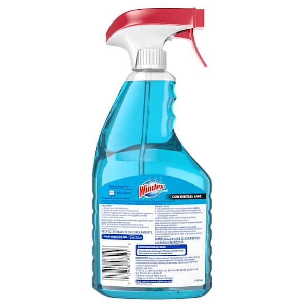 Windex 32 oz. Commercial Line Trigger Bottle Original Glass