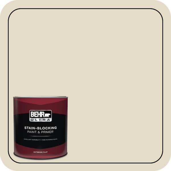 BEHR ULTRA 1 qt. #MQ3-17 Chartreuse Frost Flat Exterior Paint & Primer
