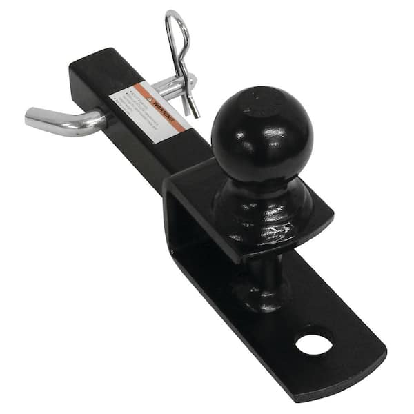Extreme Max 3-in-1 ATV Ball Mount with 2 in. Ball - Solid Shank fits 1-1/4 in. Receivers