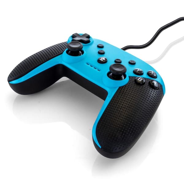 Wired Controller for the Nintendo Switch in Blue 985113207M - The Home Depot